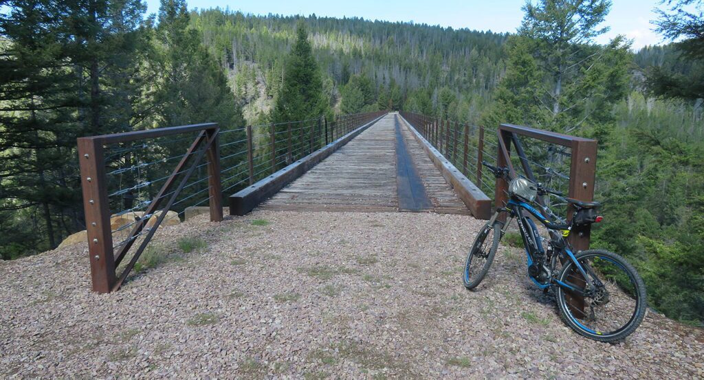 Montana&#039;s Milwaukee Road Rail-Trail (Thompson Park) | Photo by TrailLink user acewickwire