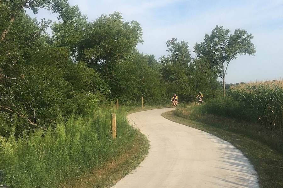 Iowa&#039;s Kent Stein to Deep Lakes Park Trail | Photo by TrailLink user mshielddesign