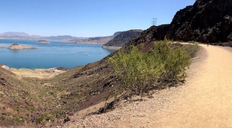 As a former train route, the Historic Railroad Trail is mostly flat along its 3.7-mile route. The flat terrain makes the trail a popular spot for people of all fitness levels. | Photo by Cindy Barks