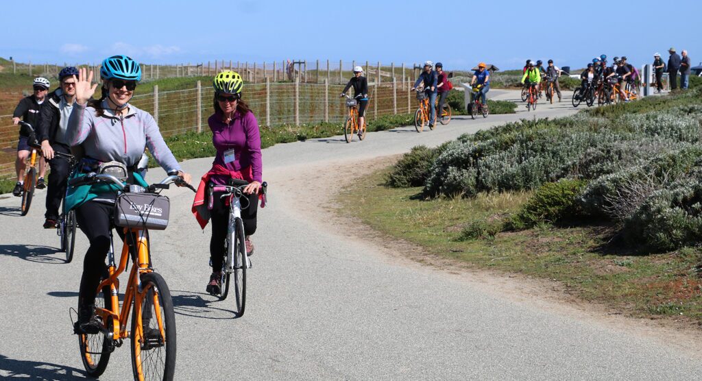 Bike ride at the California Trails and Greenways Conference 2017 | Courtesy RTC's Western Regional Office