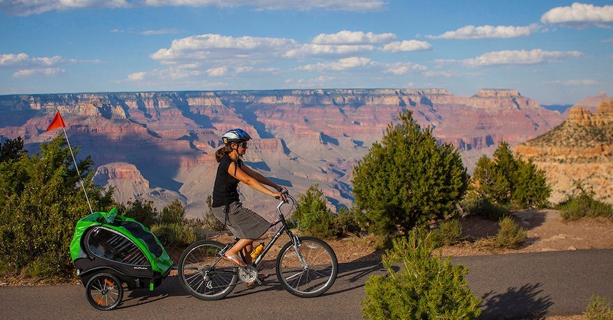 The family-friendly Grand Canyon Greenway Trail | Photo by Sarah Neal, courtesy Bright Angel Bicycles