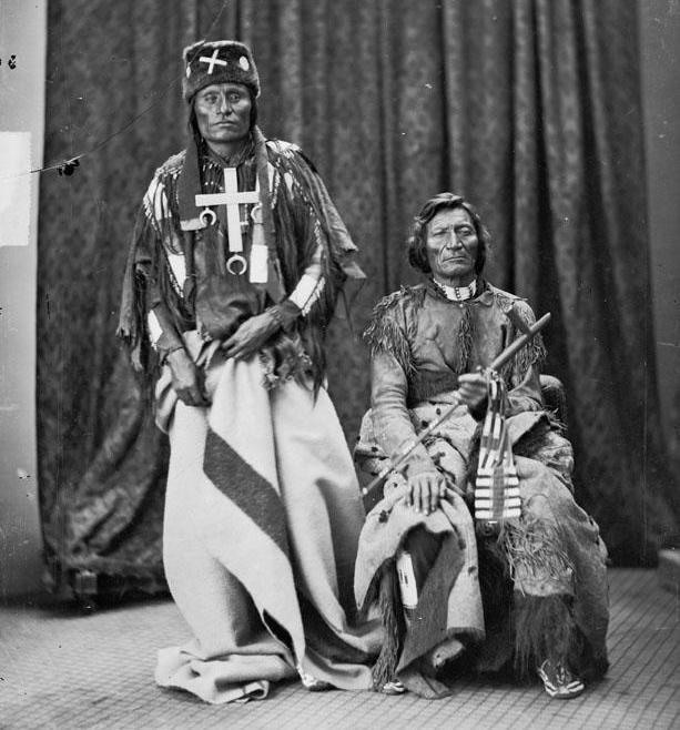 Little Coyote and Morning Star | Photo by William Henry Jackson