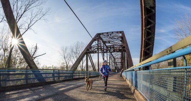 Missouri's St. Louis Riverfront Trail | Photo courtesy Great Rivers Greenway