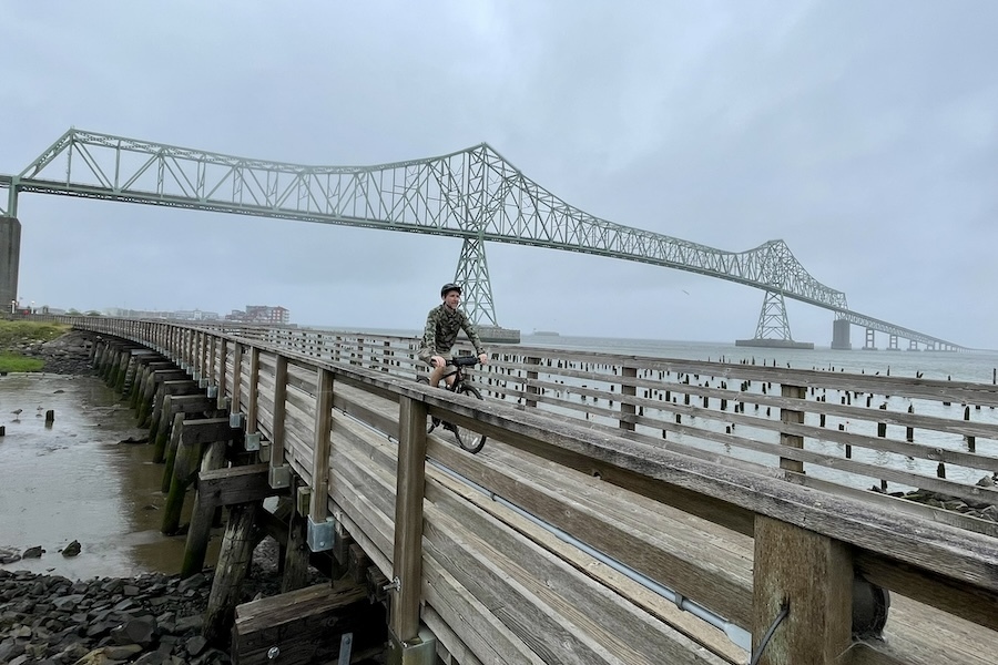 The Astoria Riverwalk comprises a 6-mile route for exploring the natural beauty and history of its namesake coastal city along the mouth of the Columbia River. | Photo by Ryan Cree