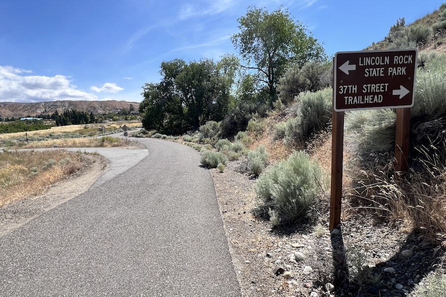 Lincoln Rock State Park anchors the north end of the Apple Capital Loop Trail | Photo by Robert Annis