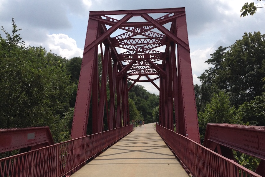 Indiana's Monon Trail bridge | Photo by Robert Annis