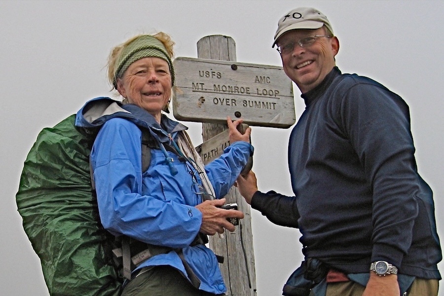 Mary Lynn Munro and her son Alex hiking the White Mountains of New Hampshire | Photo courtesy Mary Lynn Munro