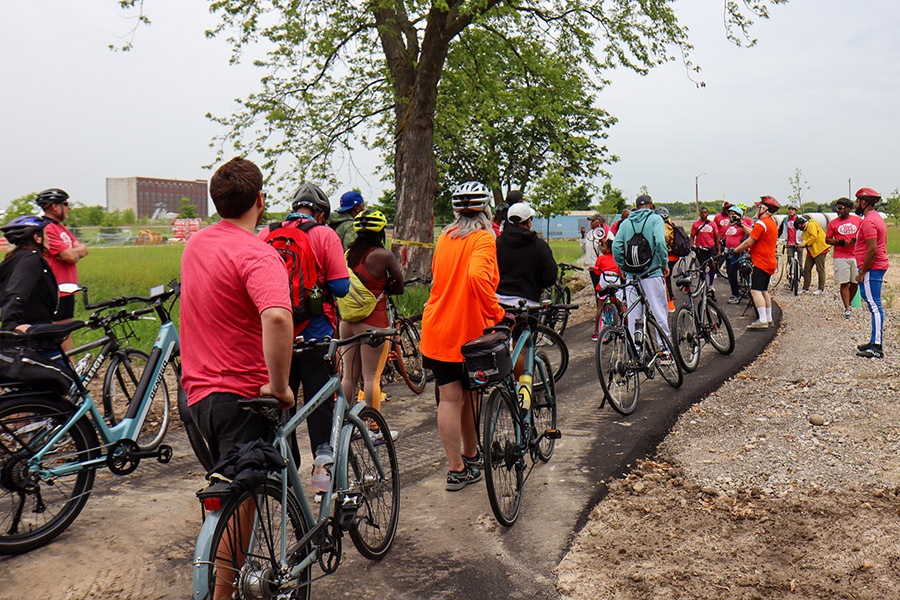 Group bike ride in Milwaukee | Photo courtesy RTC
