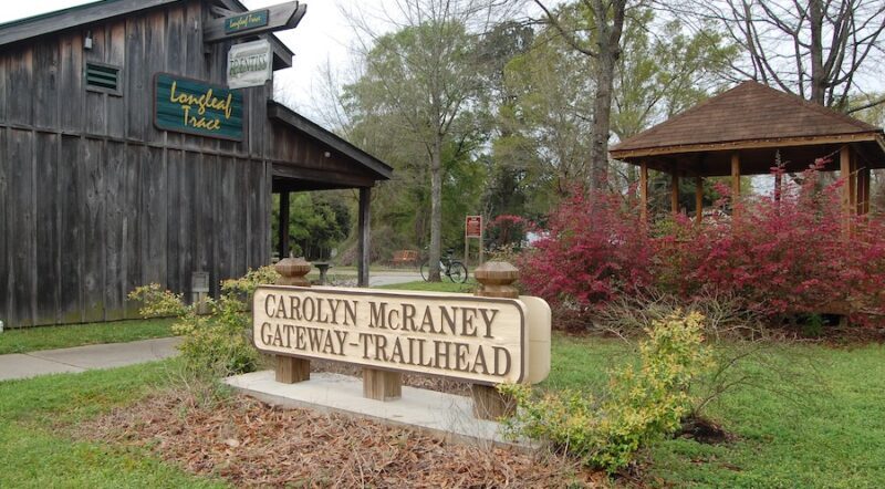 Longleaf Trace trailhead in Prentiss, Mississippi | Photo by Jake Lynch