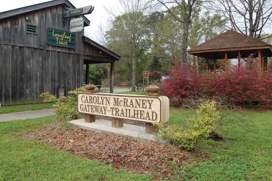 Longleaf Trace trailhead in Prentiss, Mississippi | Photo by Jake Lynch