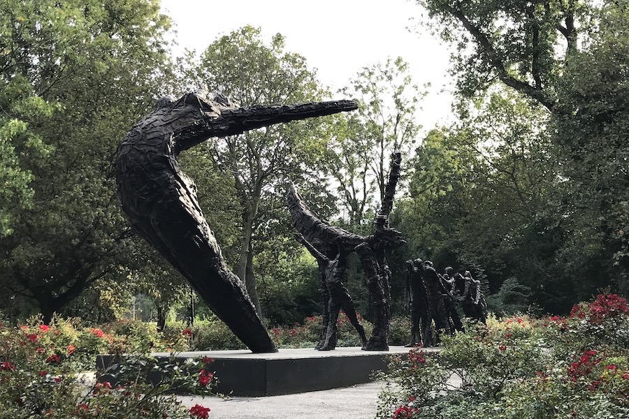 Public art sculpture in Amsterdam, Netherlands | Photo by Amy Kapp