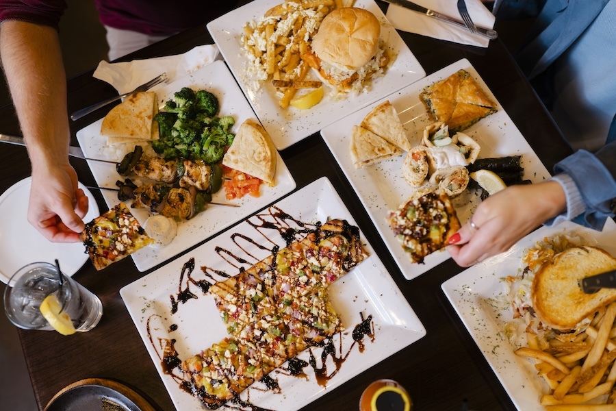Greek food at Theo Yiannis Restaurant in West Virginia | Photo courtesy Top of West Virginia Convention and Visitors Bureau