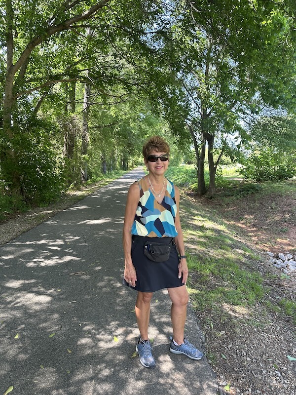 Rachel Rogers along the Chief Ladiga Trail in Jacksonville, Alabama | Photo by Javacia Harris Bowser