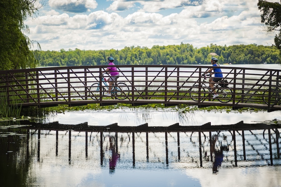 Longyear Park on the western end of the Mesabi Trail in Coleraine | Photo courtesy Mesabi Trail