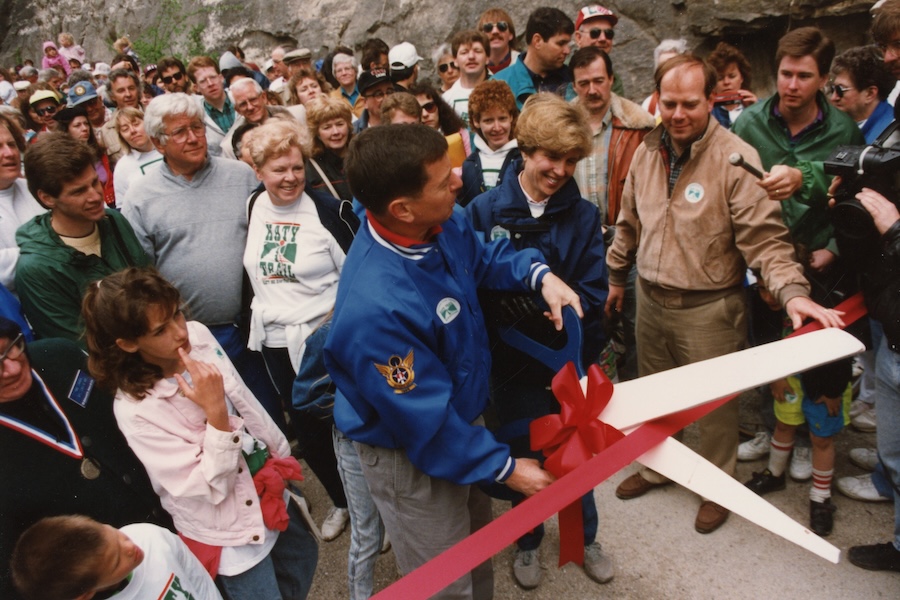 Katy Trail Ribbon-Cutting | Photo courtesy Rails to Trails Conservancy
