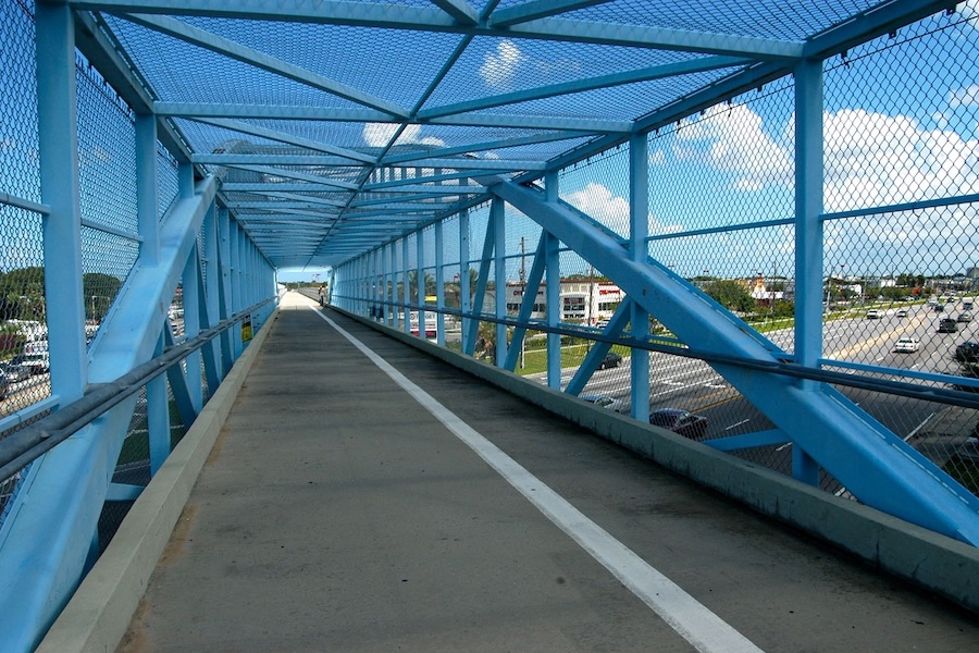 Tunnel along Florida's Pinellas Trail overpass | Photo courtesy Pinellas County Marketing and Communications