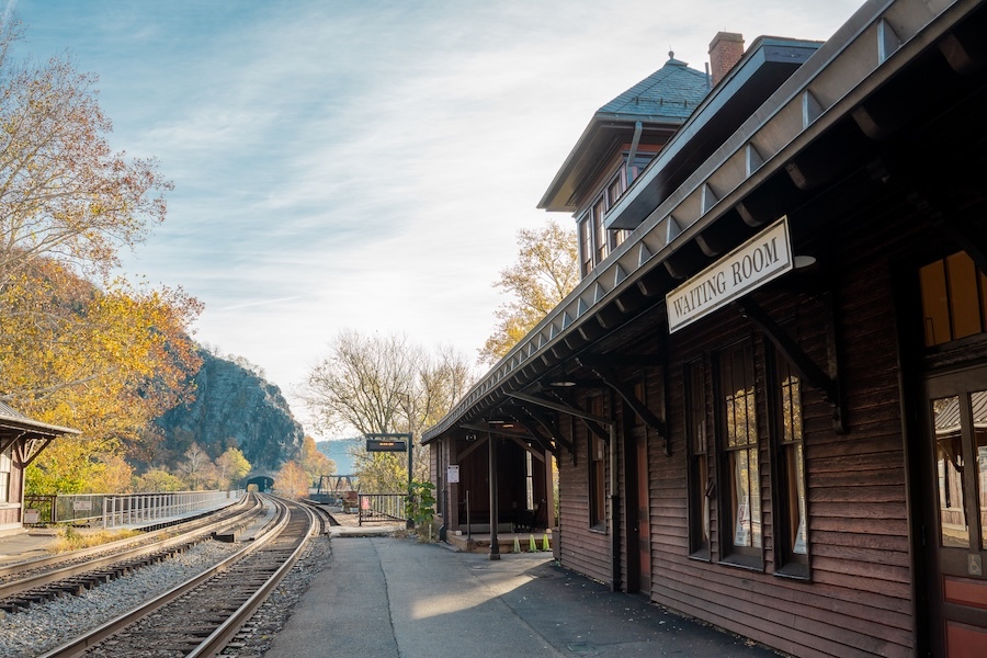West Virginia's Harpers Ferry Train Station | Photo by Ashley Stimpson