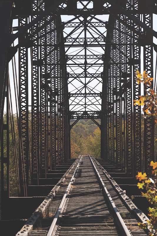 Osage River Bridge along Missouri's developing Rock Island Trail State Park | Photo courtesy Missouri State Parks