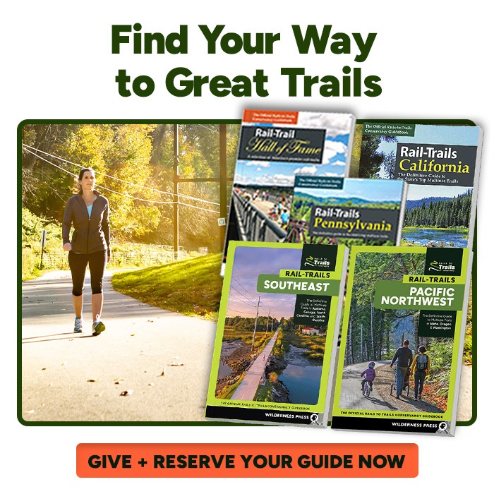 Find your way to great trails with an RTC guidebook. Give and reserve your guide now.