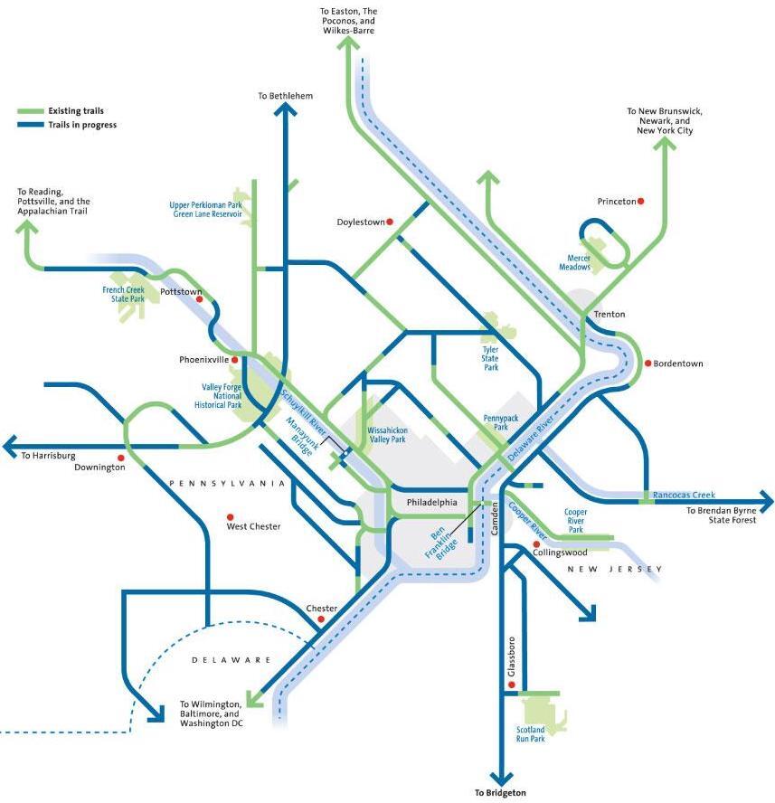 Circuit Trails Diagrammatic Map