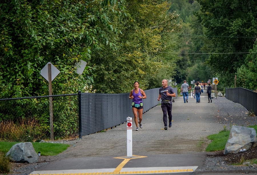 Cross Kirkland Corridor segment of the Eastside Rail Corridor Trail in Washington | Photo courtesy King County Parks