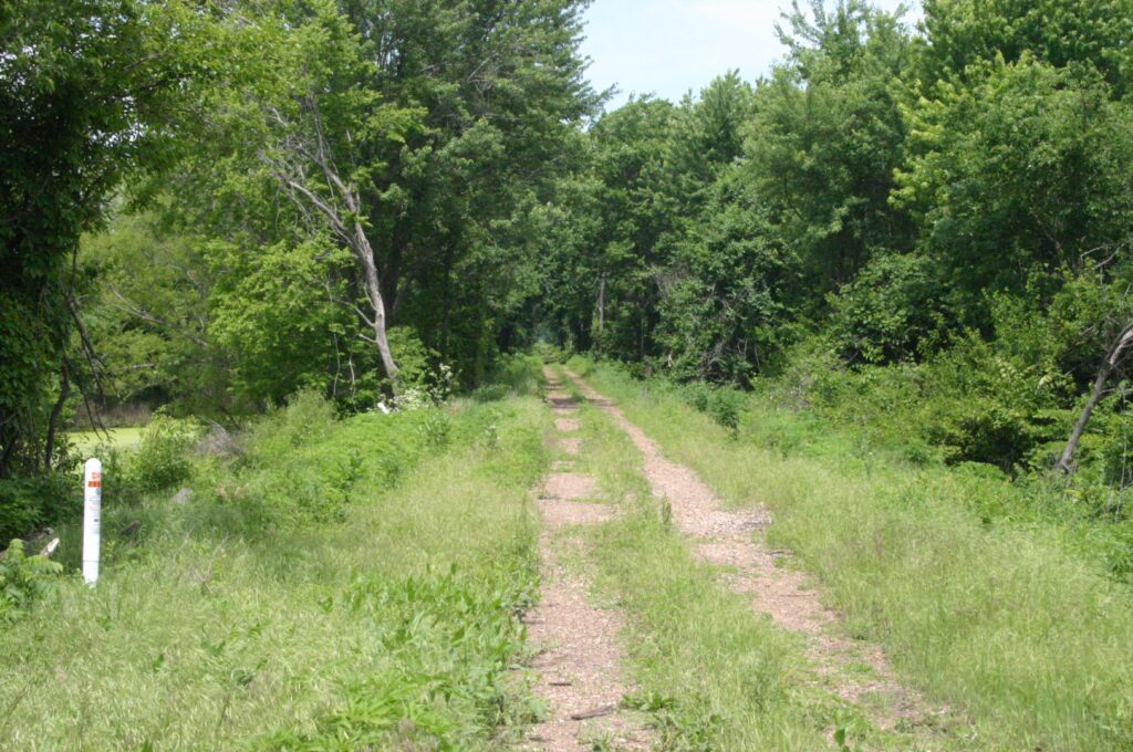 A view of the developing trail south of Strasburg. | Courtesy Missouri Bicycle & Pedestrian Federation, MoBikeFed.org