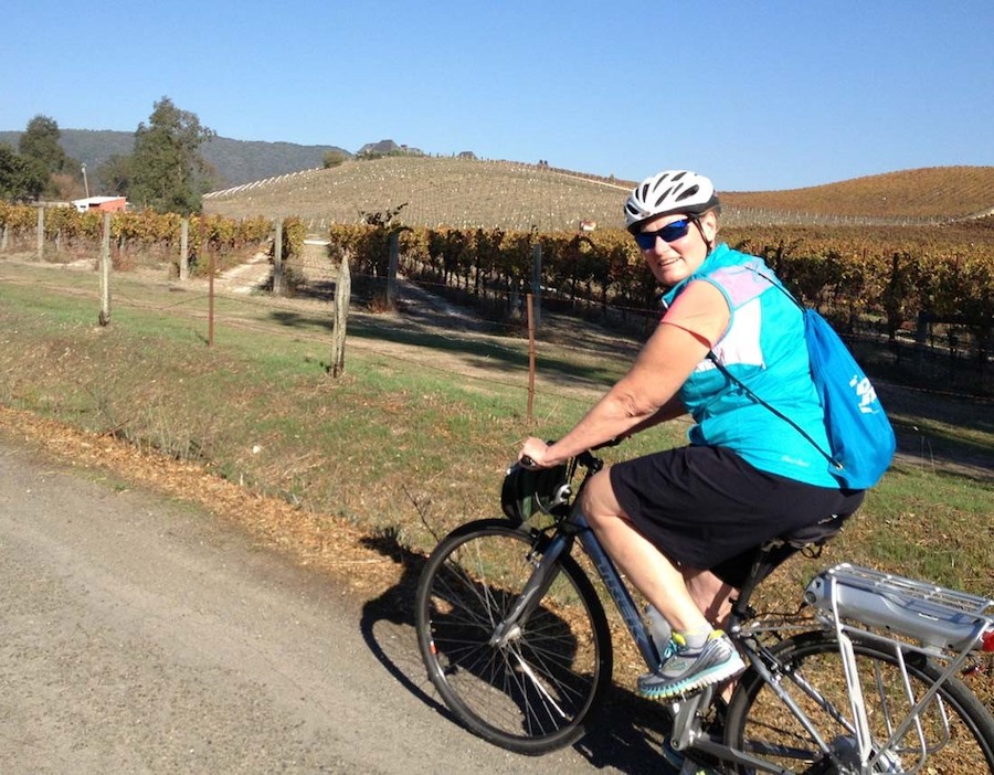 Libby Rose in California wine country | Photo courtesy Wandering Rose Travels