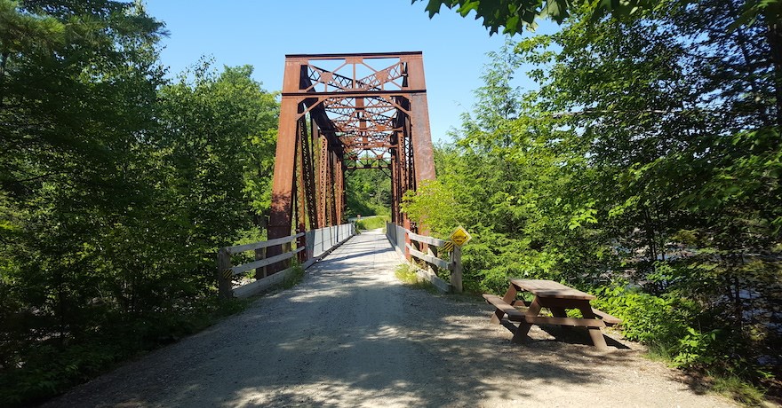 Maine's Down East Sunrise Trail | Photo courtesy Rails-to-Trails Conservancy