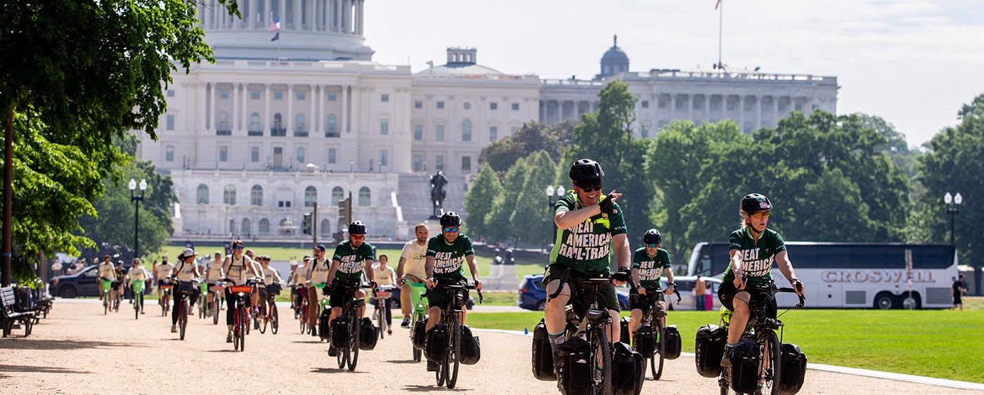 Warrior Expeditions bike ride to commemorate 5th anniversary of Great American Rail-Trail | Photo by Mariah Miranda Photography