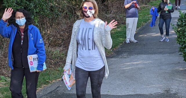 Photo from Special Olympics Kansas’ Trails and Treats Day in the fall of 2020, part of the statewide Parks & Trails Tour | Photo courtesy Special Olympics Kansas