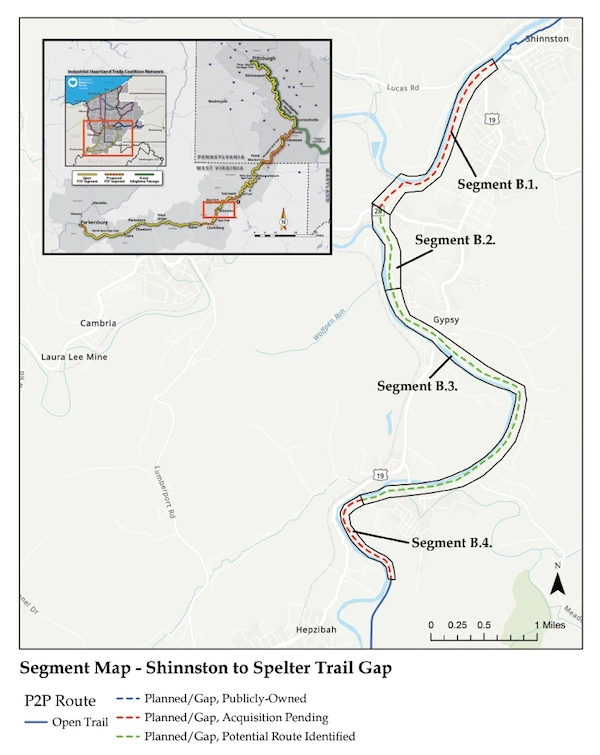 See full map on page 40 in P2P Feasibility Study