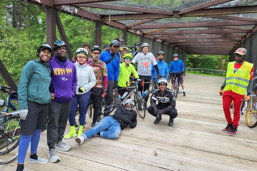 Black People Ride Bikes on Gwynns Falls Trail | Photo by Quinton Batts