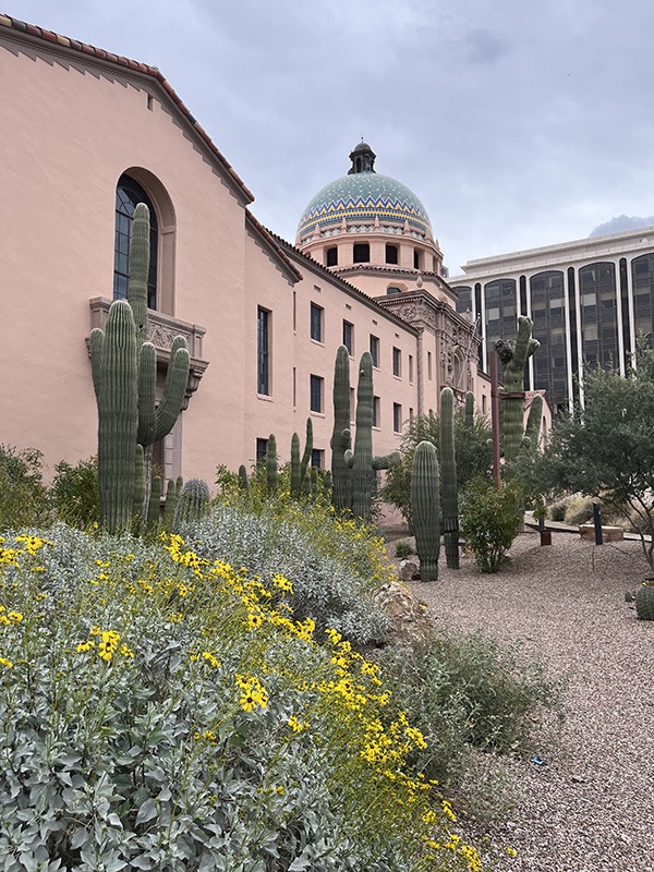 The old Pima County Courthouse in downtown Tucson now serves as the home of the Southern Arizona Heritage and Visitor Center, which offers a wealth of information about the community and the Chuck Huckelberry Loop. | Photo by Cindy Barks