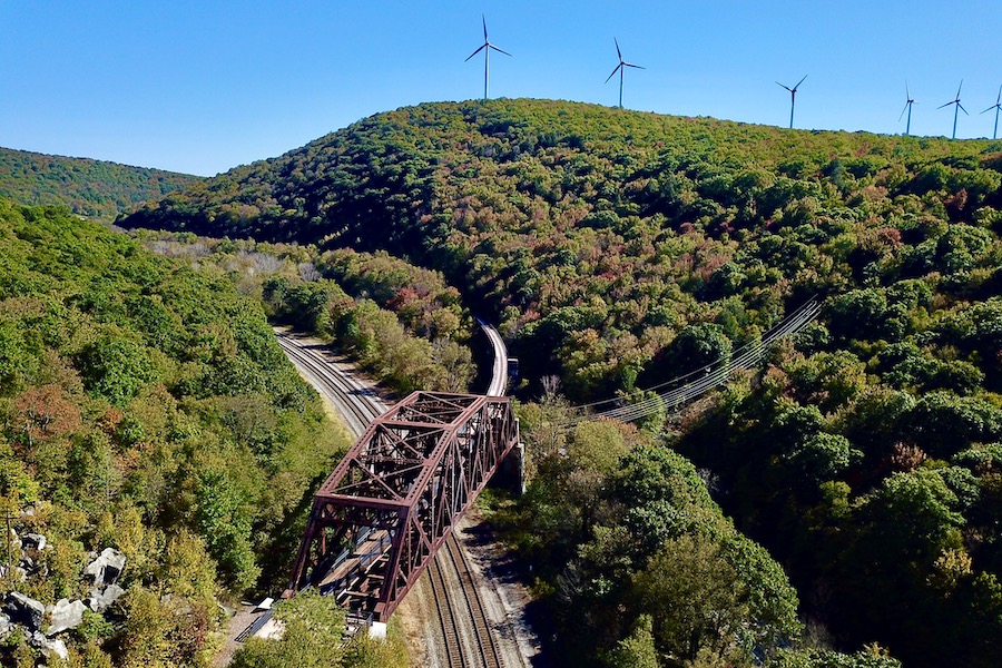 Overnight bicycle riders and hikers flock to the Great Allegheny Passage (gaptrail.org). Spanning 150-miles in Western Pennsylvania, the rail-trail offers welcoming small towns, cool tunnels, bridges with jaw-dropping views and beautiful natural surroundings. Photo by Milo Bateman.