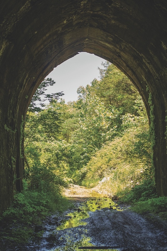 Eugene Tunnel along Missouri's developing Rock Island Trail State Park | Photo courtesy Missouri State Parks