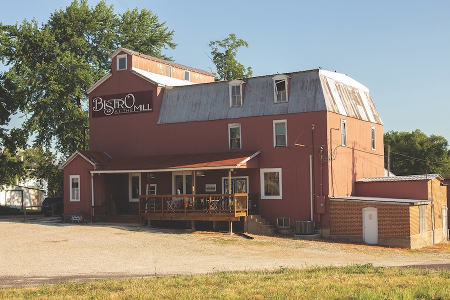Gerald's Bistro at the Mill along Missouri's developing Rock Island Trail State Park | Photo courtesy Missouri State Parks