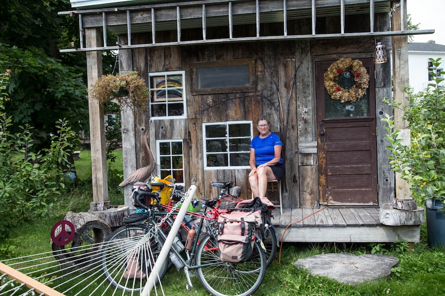 Warmshowers stay in Wisconsin | Photo courtesy Patrick and Rachel Hugens