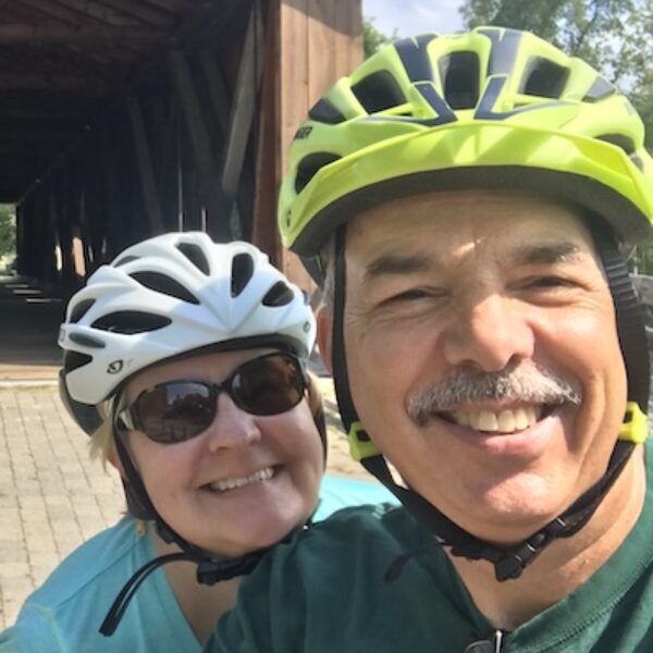 Laura Lehtonen (left) and Steve Young (right)