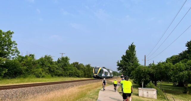 Texas' A-train Rail Trail | Photo courtesy Denton County Transportation Authority