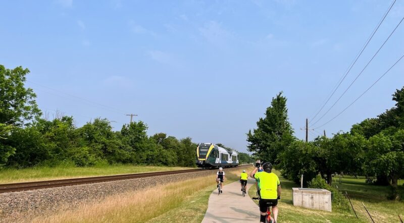 Texas' A-train Rail Trail | Photo courtesy Denton County Transportation Authority