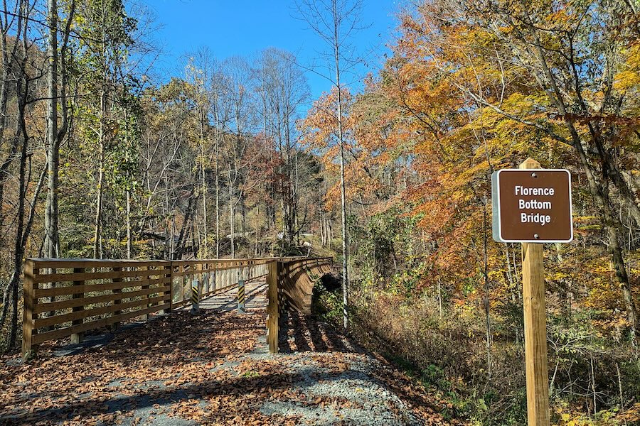 West Virginia's Clear Fork Rail Trail | Photo by Robert Skeen