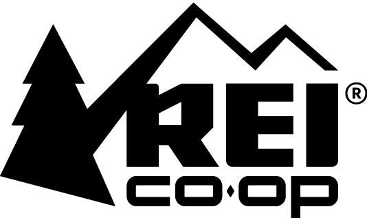 REI black logo