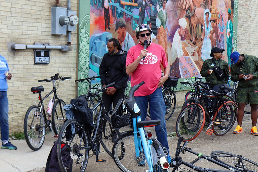 Group bike ride in Milwaukee | Photo courtesy RTC