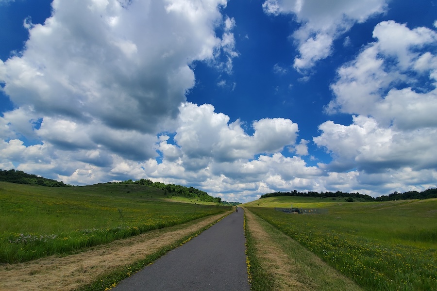 Pennsylvania and West Virginia's Panhandle Trail between Midway and Bulger | Photo by Ron Bruno