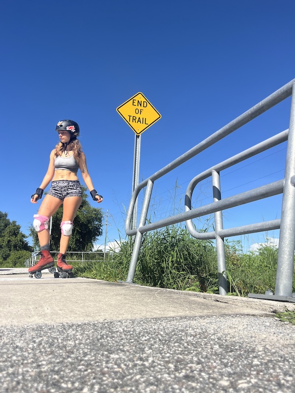 Brooke Pavek on the Florida Coast to Coast Trail | Photo courtesy Brooke Pavek