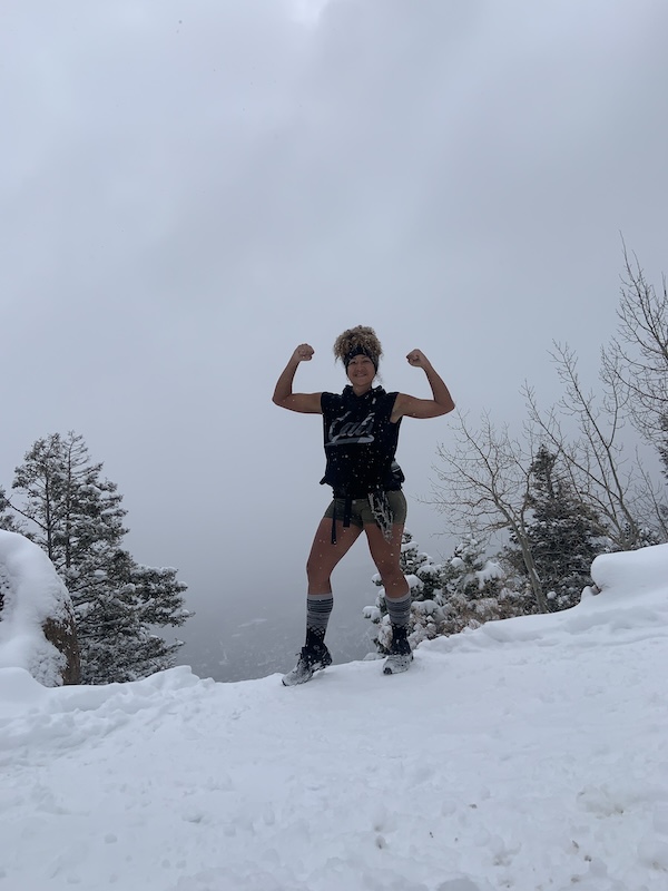 Rachel Jones on Colorado's Manitou Incline | Photo courtesy Rachel Jones