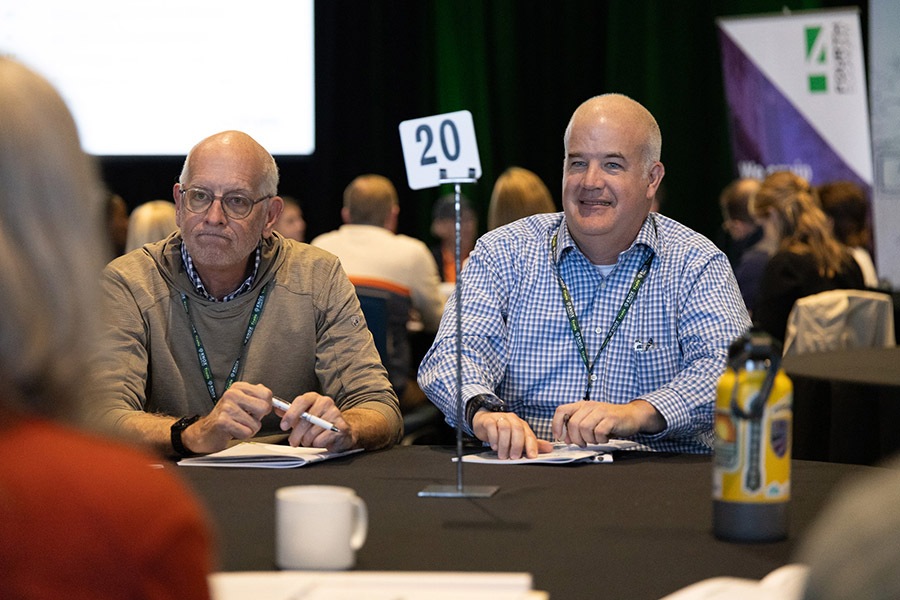 Engaging Local Foundations for Trail Success at the World Café | Photo by Dave Pelosi, Clum Creative