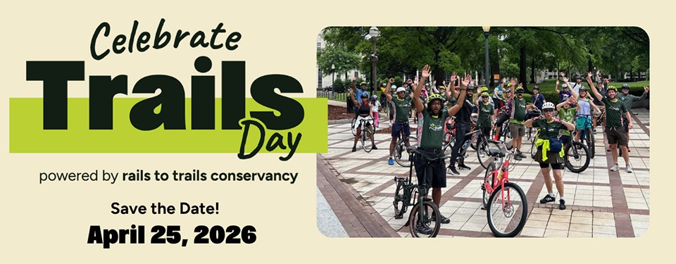 Celebrate Trails Day save the date for April 25, 2026