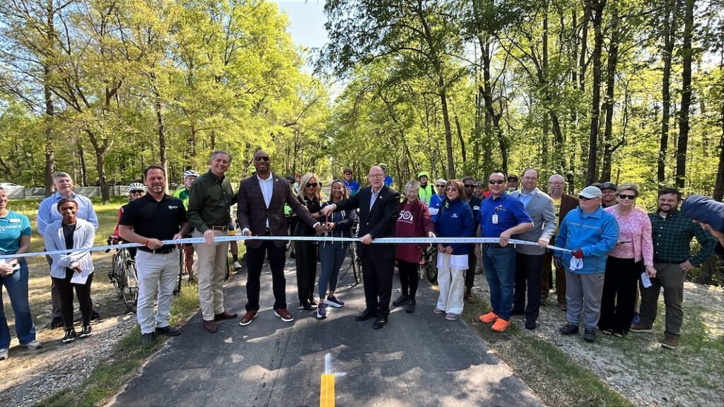 Arkansas' Southwest Trail ribbon cutting | Photo courtesy Pulaski County Government