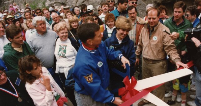 Katy Trail Ribbon-Cutting | Photo courtesy Rails to Trails Conservancy